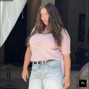 Festi relaxed henley Torrid size 2